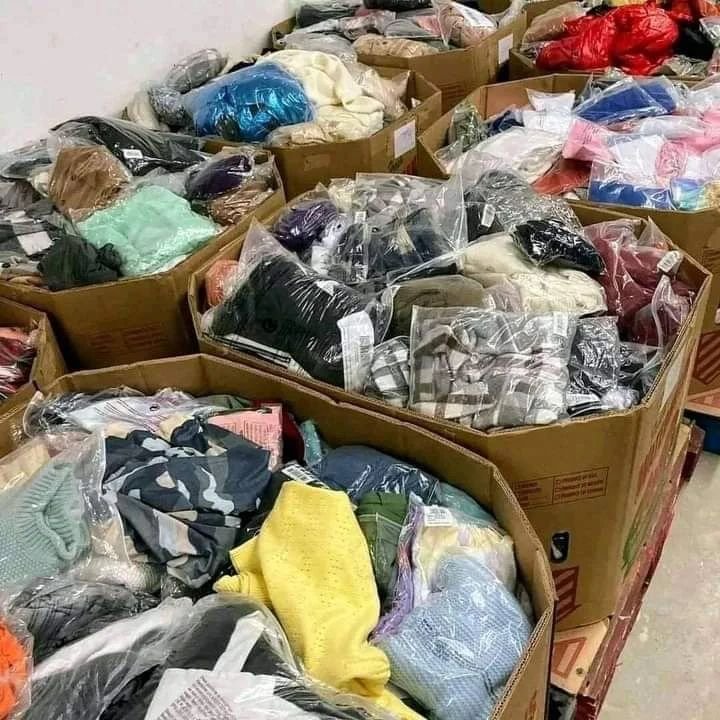 Wholesale clothing pallets for sale