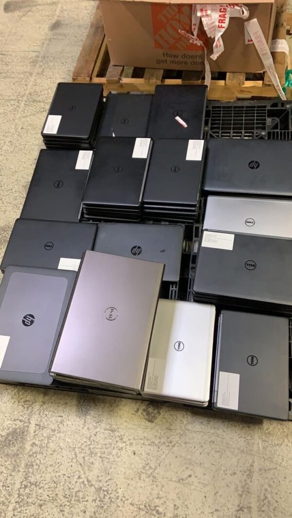 HP and Dell laptop pallets